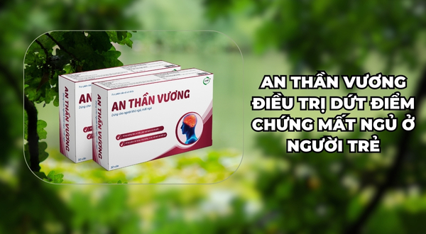 Viên uống An Thần Vương - Phương pháp điều trị dứt điểm chứng mất ngủ ở người trẻ.